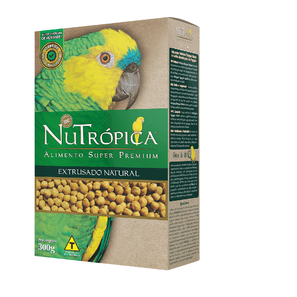 NuTrópica® Papagaio Natural - embalagem: 300g