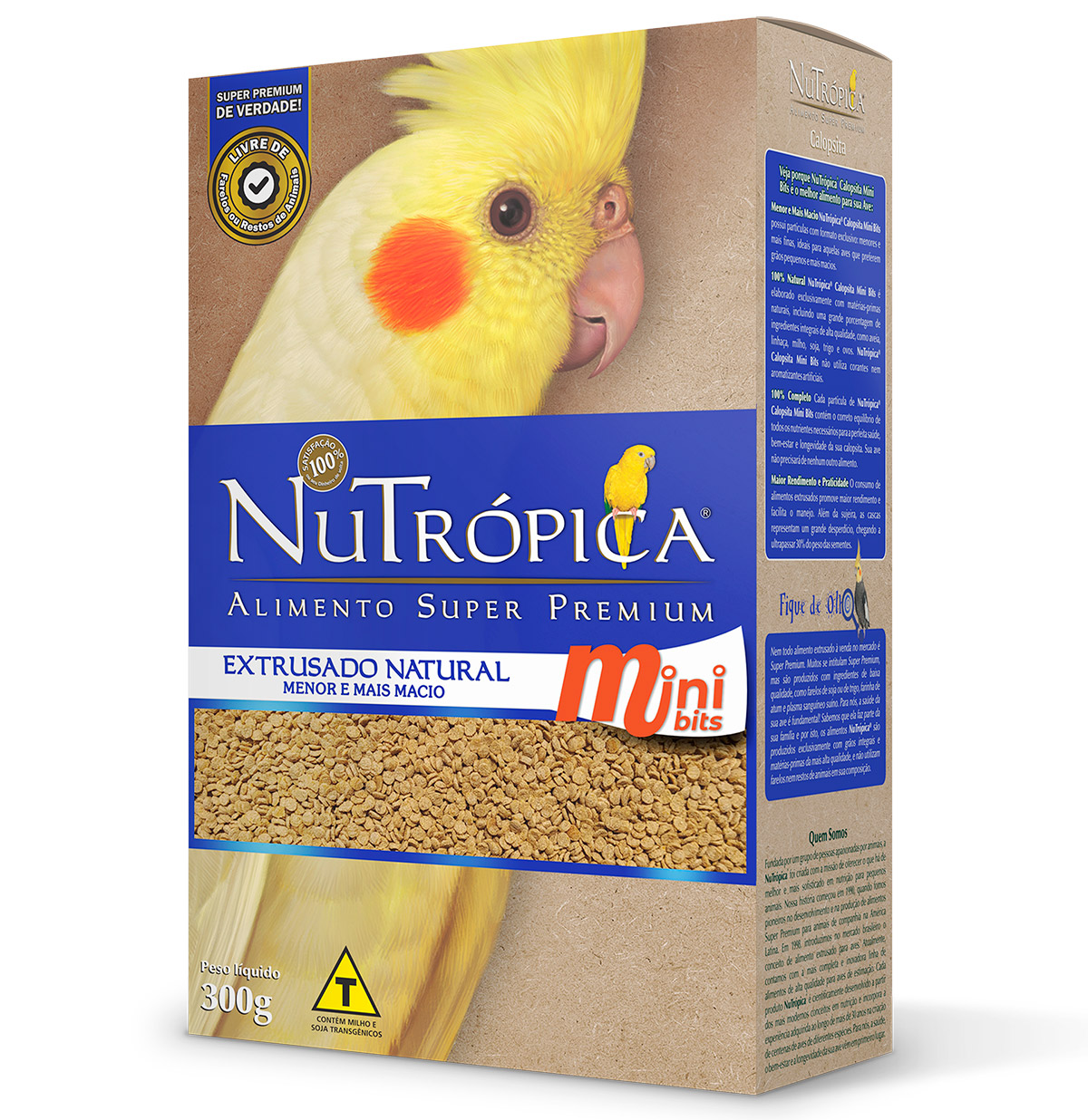 NuTrópica® Calopsita nat. Mini Bits - 300g