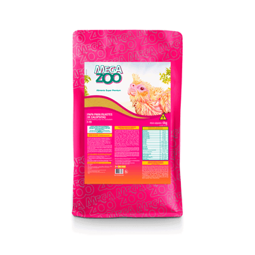 Megazoo Papa para Filhotes de Calopsitas - 6kg