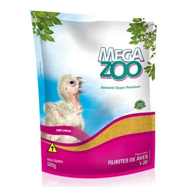 Megazoo Papa para Filhote de Aves - 500 g