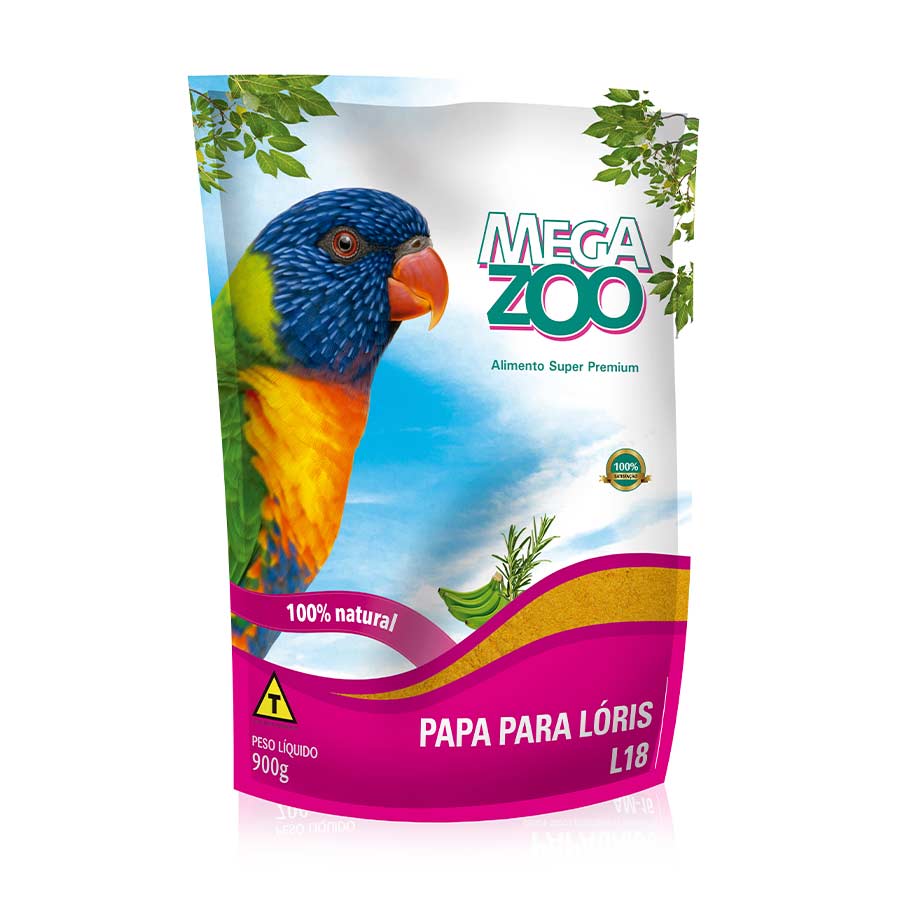 Megazoo Papa para Lóris - 900g