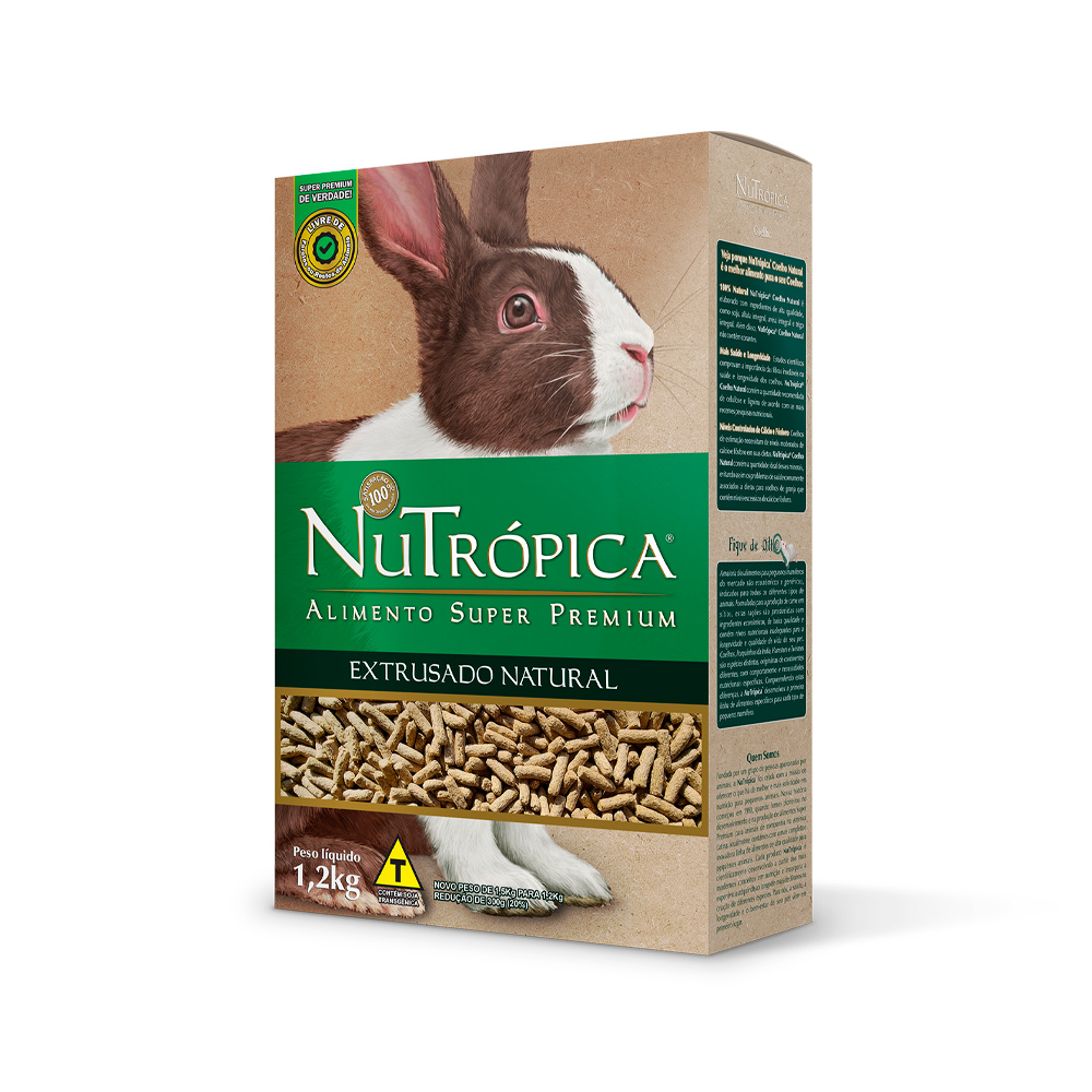 NuTrópica® Coelho Natural – 1,2kg